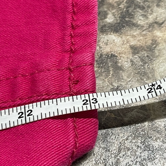 Seven7 Jeans Womens Size 6 Distressed Pink Skinny Denim Pants Casual - Picture 10 of 14